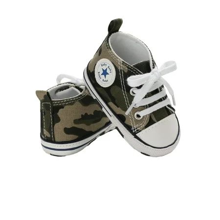 Baby Boy Girl Anti-slip Soft Sole Crib Shoes Newborn Sneakers Prewalkers Camo | Walmart (US)