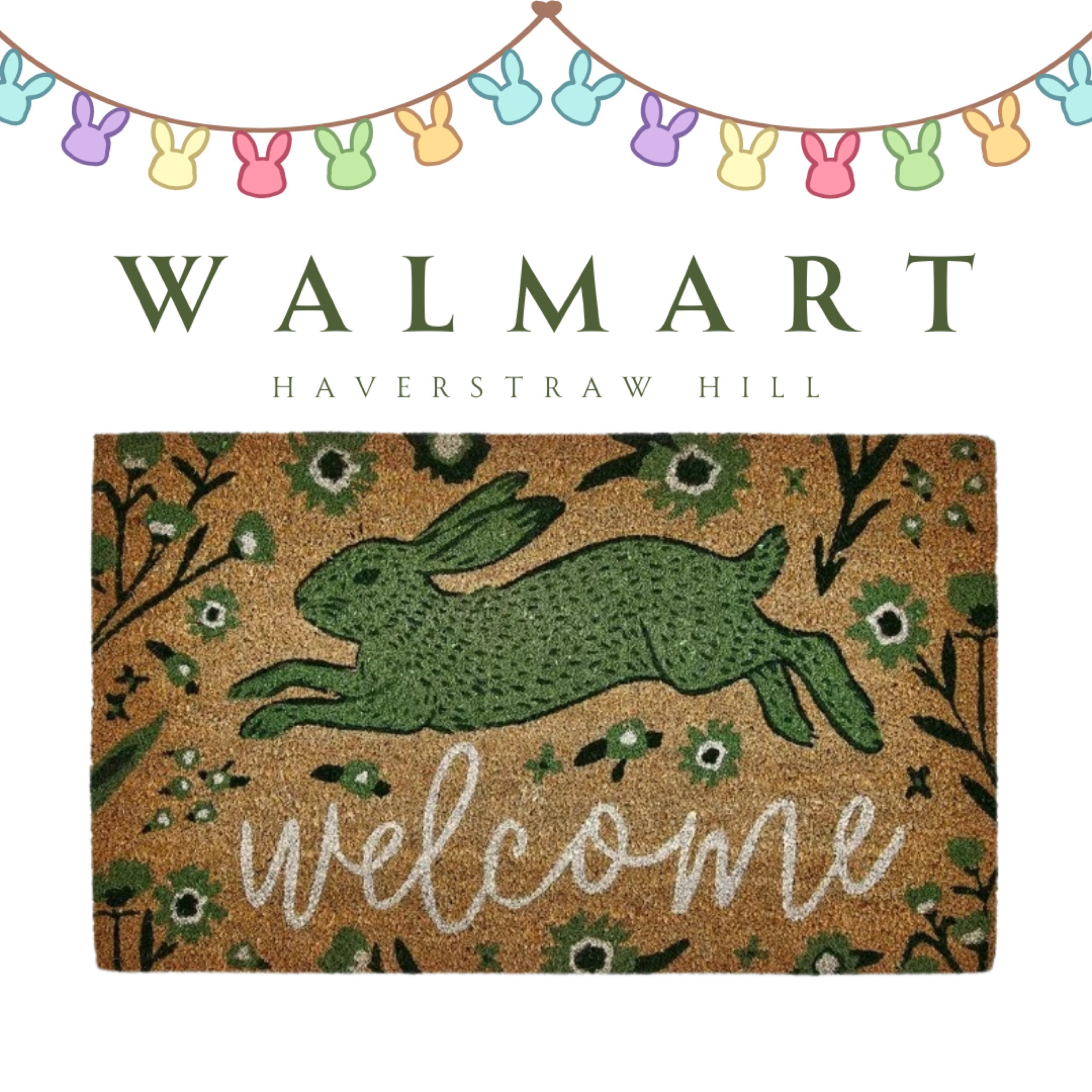 A sweet way to welcome your guests with this whimsical rug in your entryway .

#LTKhome #LTKfindsunder50 #LTKSeasonal