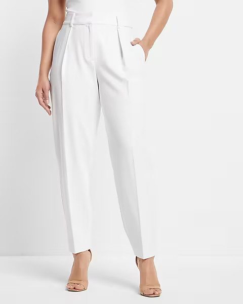 Stylist Super High Waisted Pleated Pant | Express