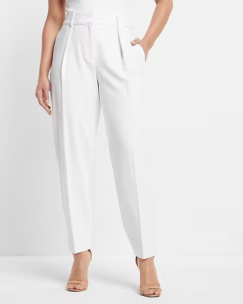 Stylist Super High Waisted Pleated Pant | Express