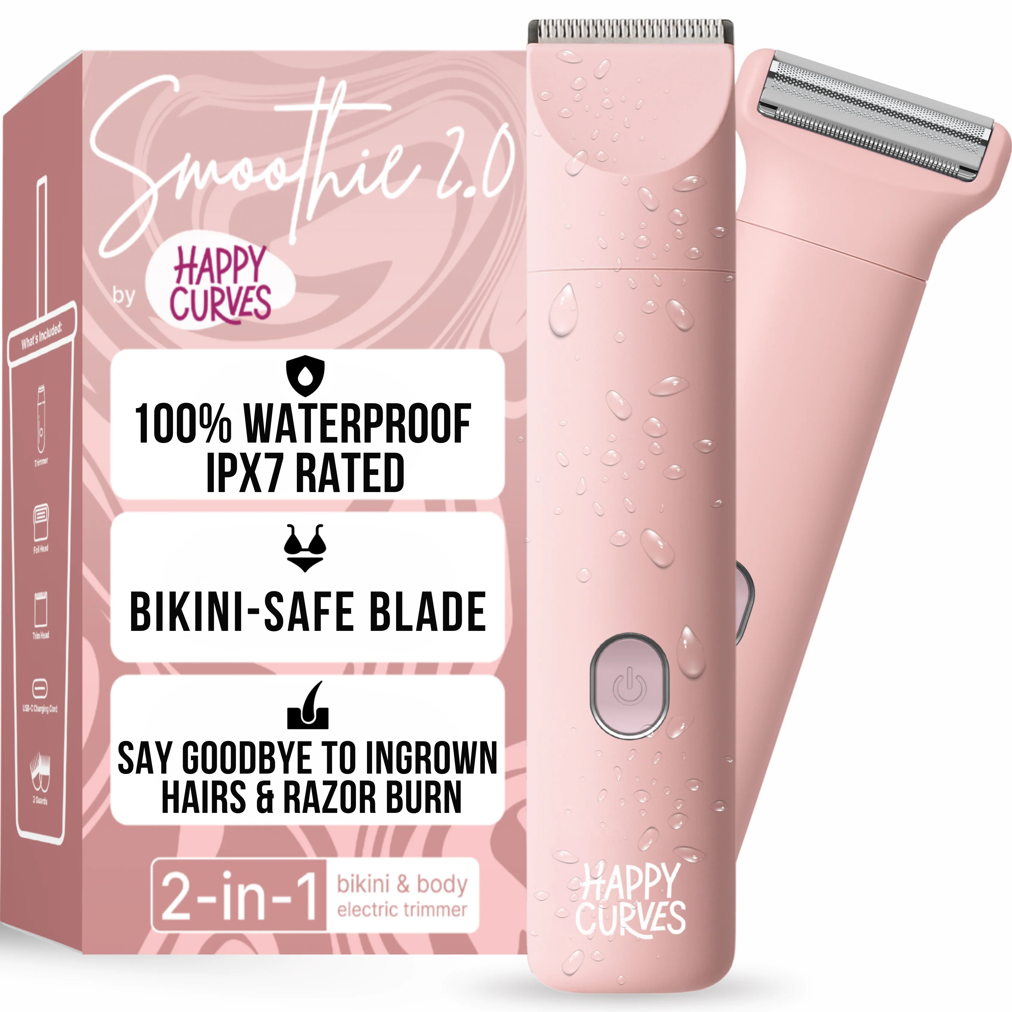 Smoothie 2.0 Bikini & Body Hair Trimmer | Happy Curves | Happy Curves