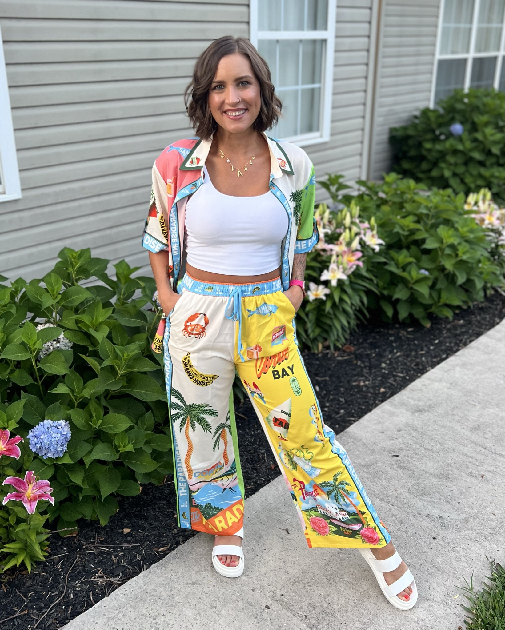 The perfect vacation set! So comfy and comes in several other prints. I’m wearing a small  

#LTKSeasonal #LTKFindsUnder50 #LTKTravel