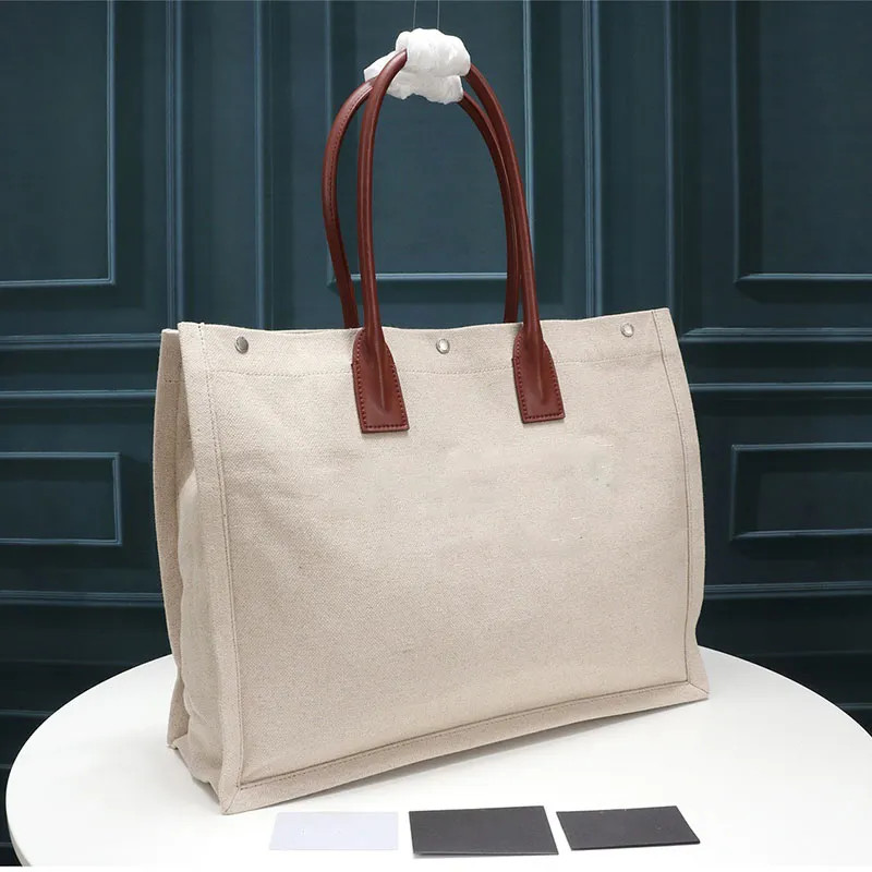 Designer Handbags Rive Gauche Tote Bag Shopping Bag For women High Quality Fashion Linen Large Be... | DHGate