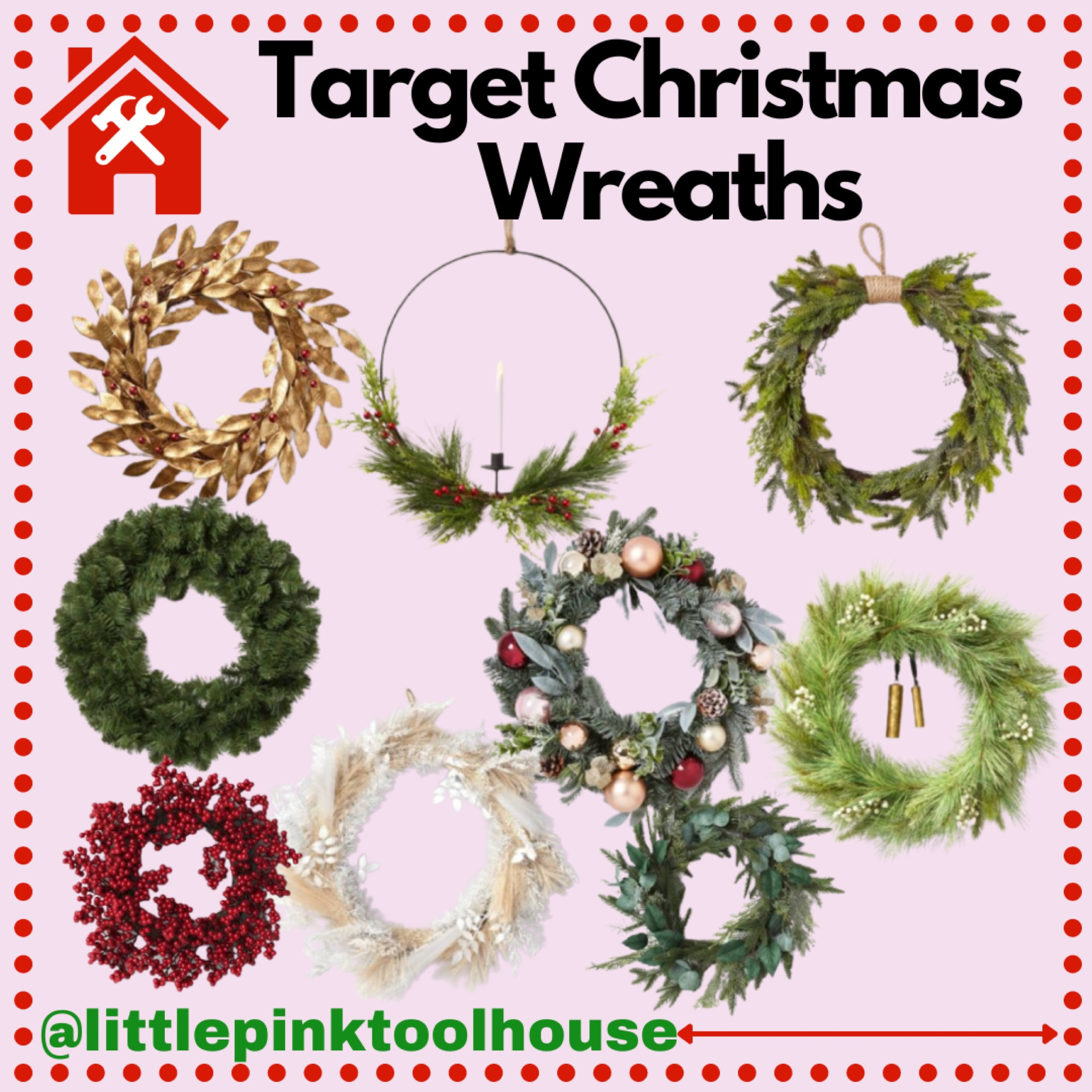 Christmas wreaths. Christmas decor. Target Christmas. Wreaths. 

#LTKhome #LTKSeasonal #LTKHoliday