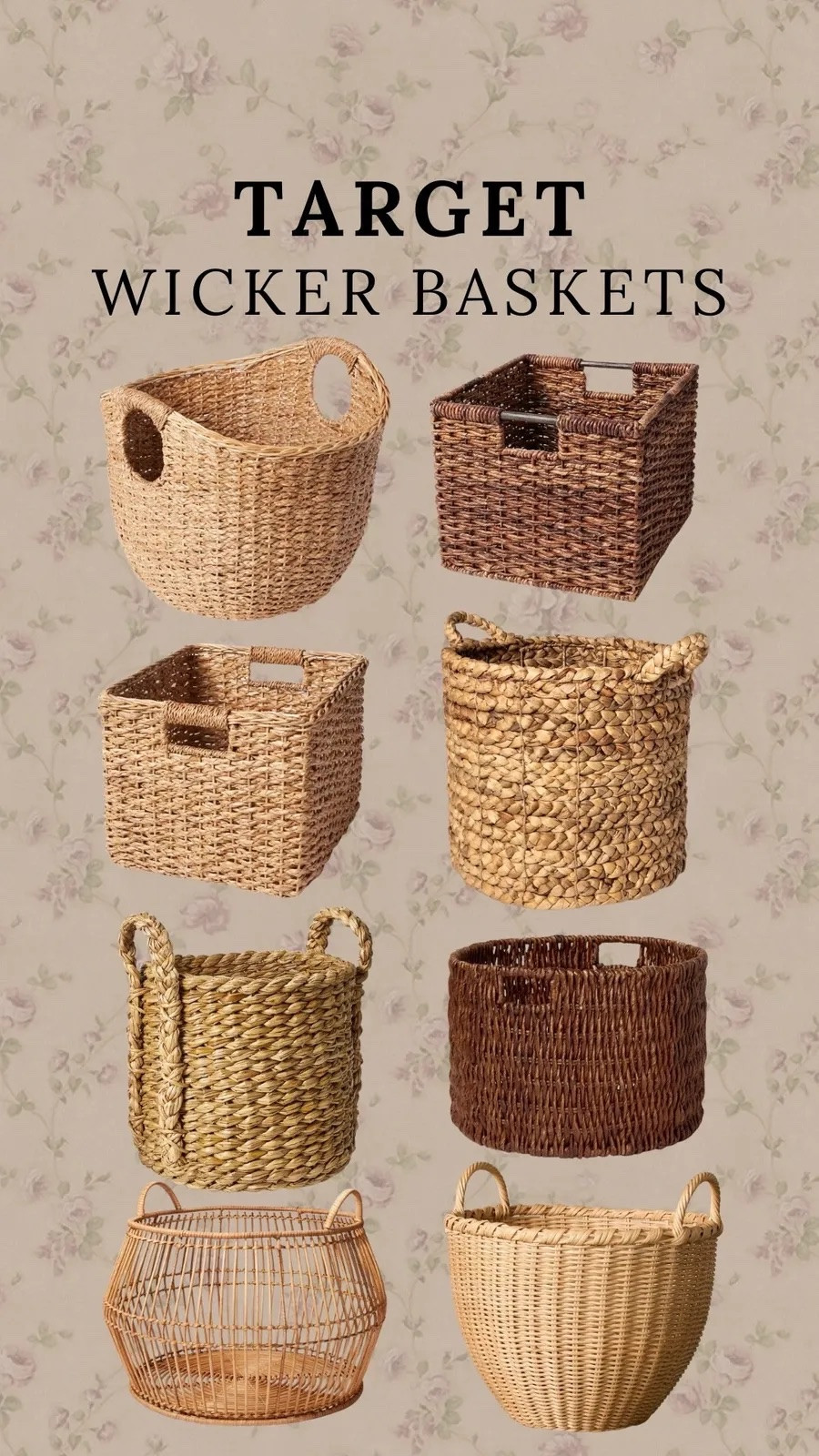 I try to thrift small wicker baskets but I have really nice sturdy big ones from target that I’ve had for YEARS! Linking some of my favorites!

#LTKSeasonal #LTKHome #LTKmomlife