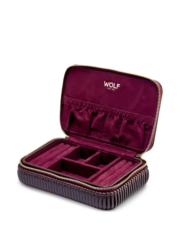 Bella zipped jewellery box (4cm x 10cm) | Farfetch Global