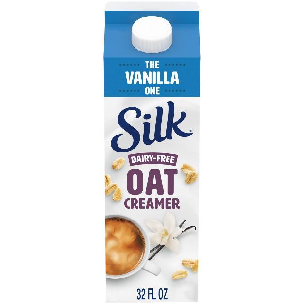 Silk The Vanilla One Dairy-Free Oatmilk Creamer - 1qt | Target