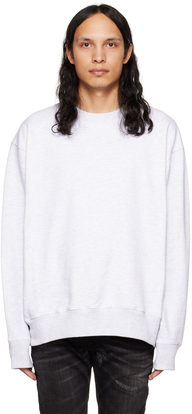 We11done Gray Crewneck Sweatshirt | SSENSE