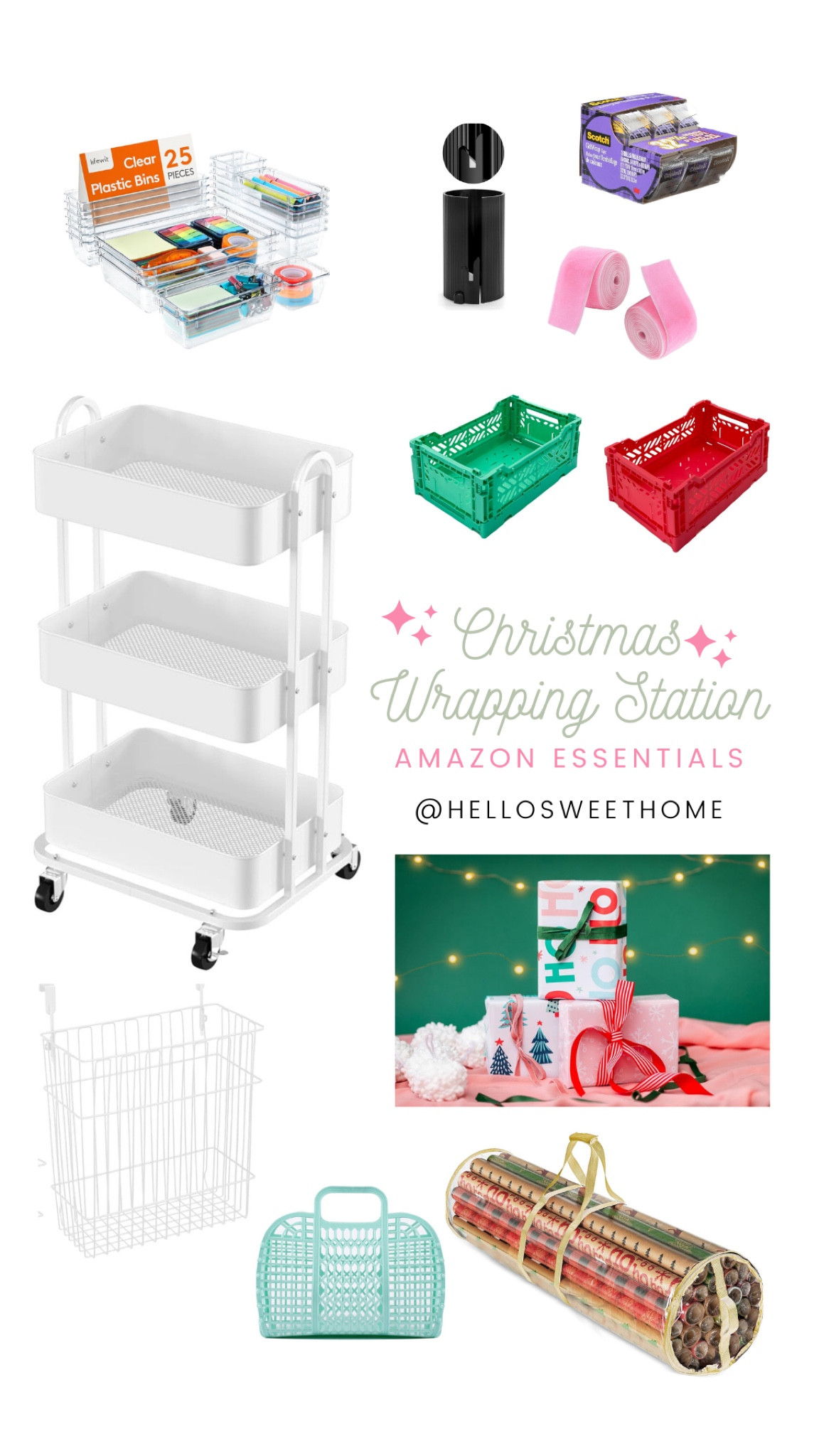 Christmas Wrapping Station 

#LTKGiftGuide #LTKHoliday #LTKSeasonal