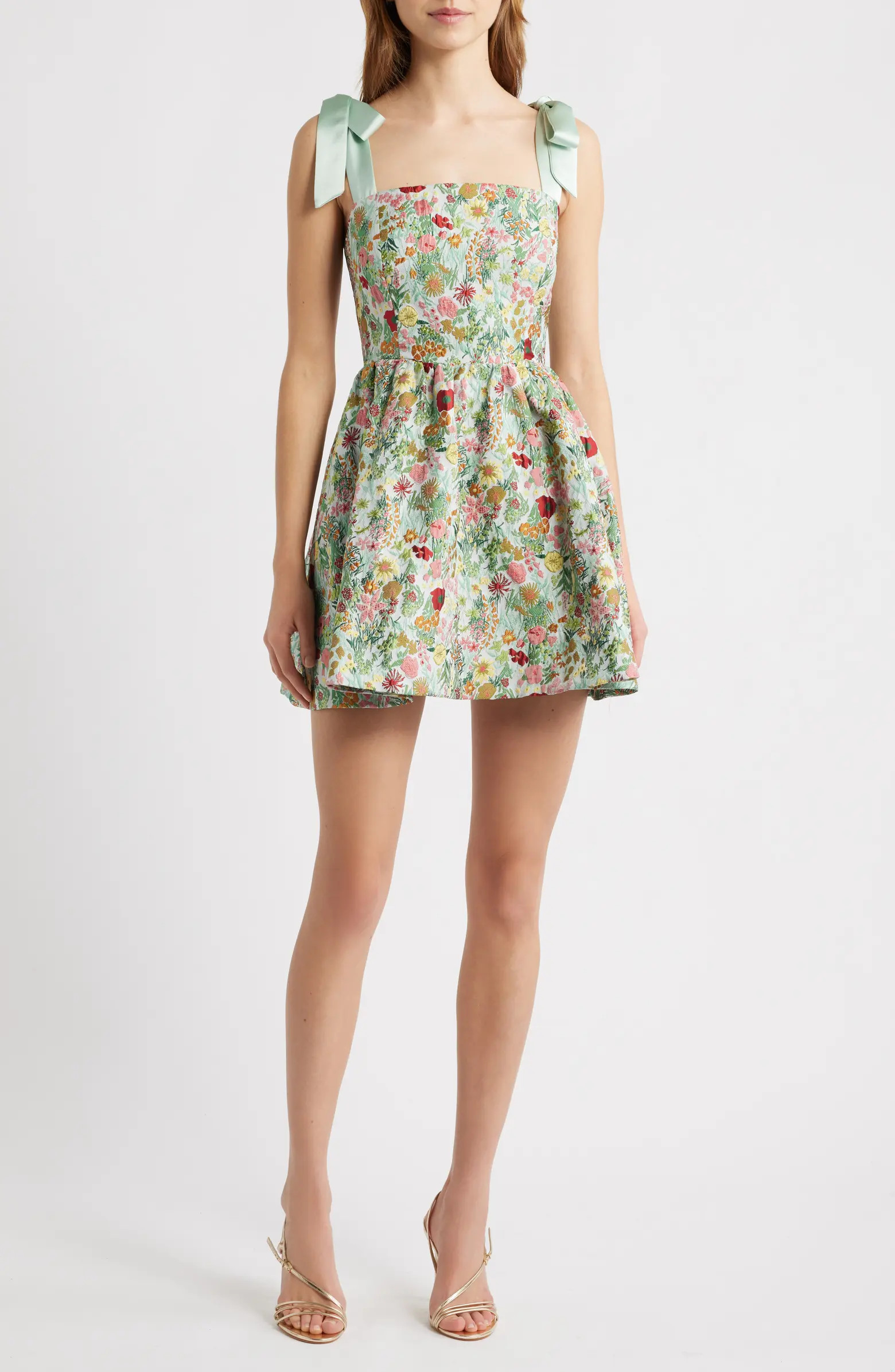 Natalie Brocade Cocktail Minidress | Nordstrom