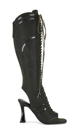 NIIHAI The Striker Lace Up Boot in Black. - size 39 | Revolve Clothing (Global)