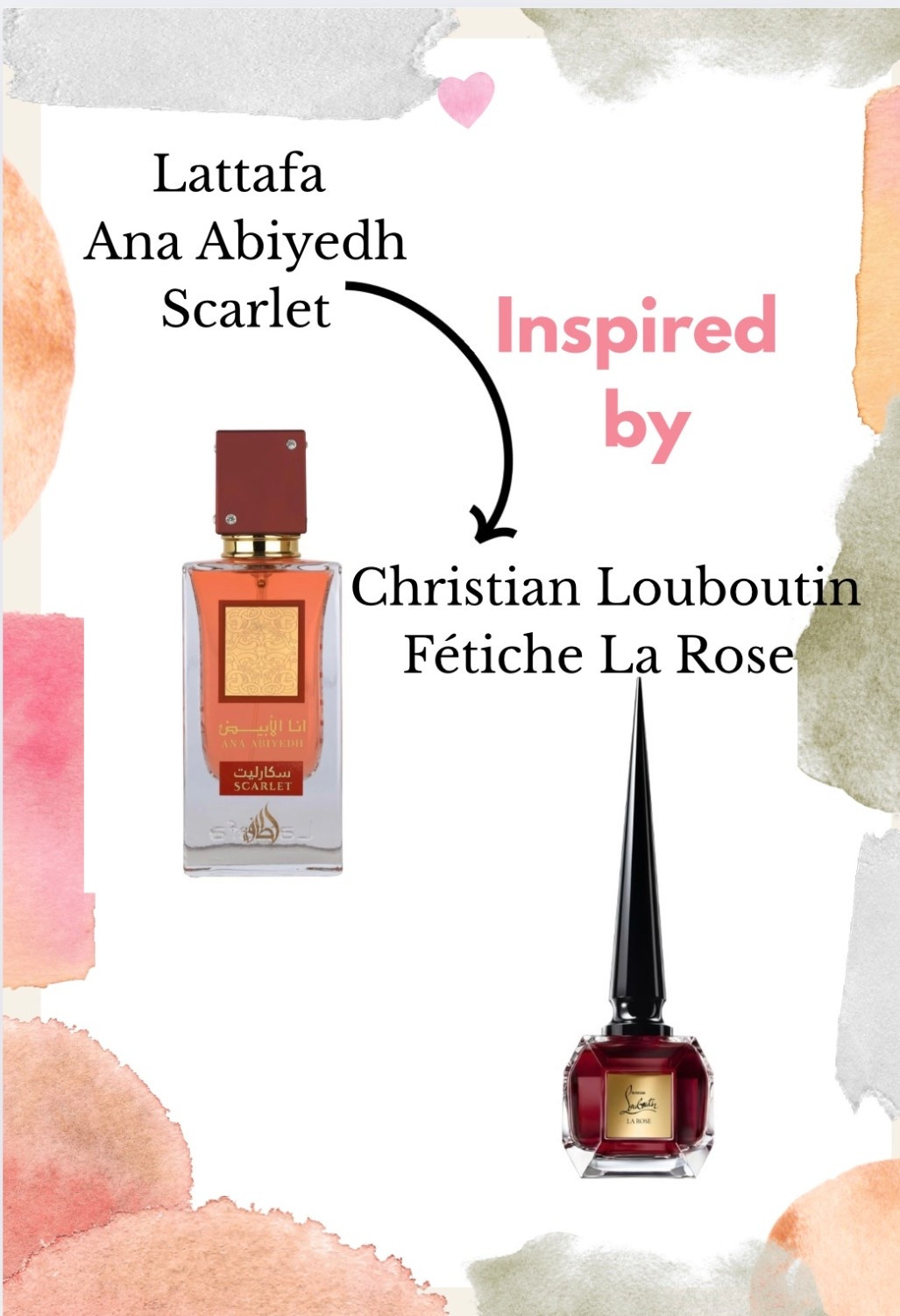 Love the luxe look of Christian Louboutin Fétiche La Rose but want a budget friendly option for New York Fashion Week? Lattafa Ana Abiyedh Scarlet gives you that same chic, rosy vibe at a fraction of the price 

#LTKFindsUnder50 #LTKNYFW #LTKBeauty