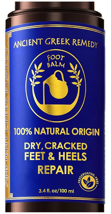 Dry Cracked Heels Repair | Organic Foot Cream for Dry Feet & Callus with Jojoba, Lavender, Almond... | Amazon (US)
