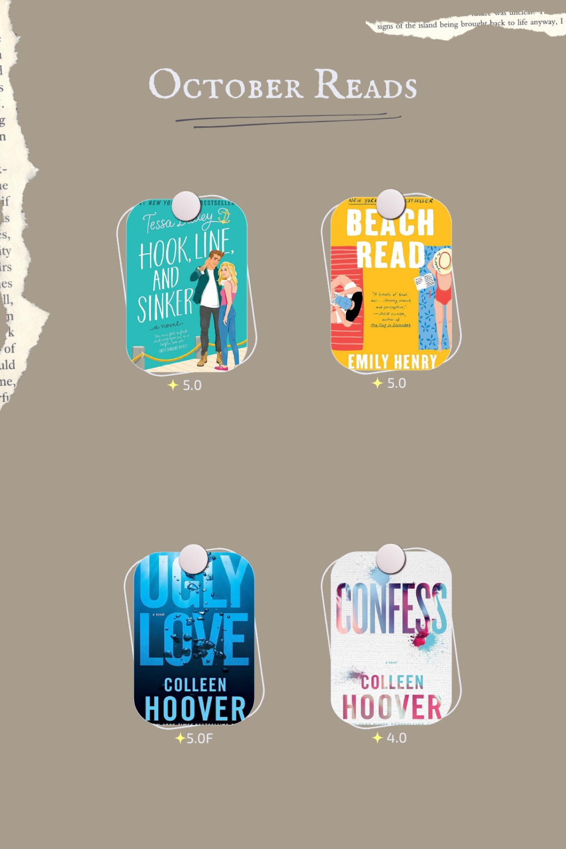 This month was a lot of Young Adult /Love Stories and it was a nice break from the heavier books. #octoberbooks #amazonbooks #booksale #sale #booknerd #goodreads #bookreview #bookrecs

#LTKsalealert #LTKfindsunder50 #LTKhome