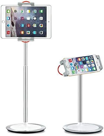 SAIJI Tablet Stand Holder, Height Adjustable, 360 Degree Rotating, Aluminum Alloy Cradle Mount Dock  | Amazon (US)