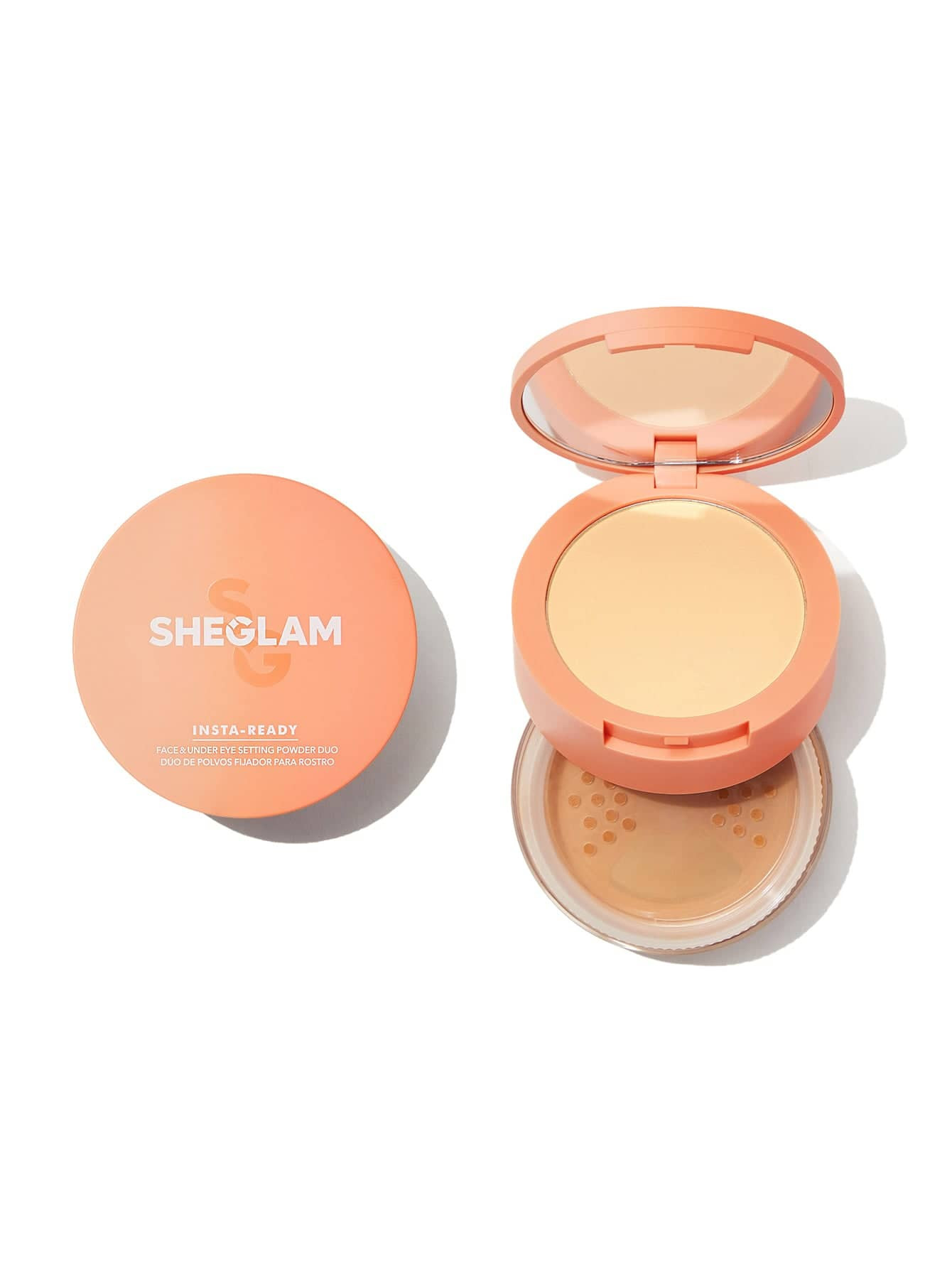 Insta-Ready Face & Under Eye Setting Powder Duo-Cocoa Loco | SHEGLAM