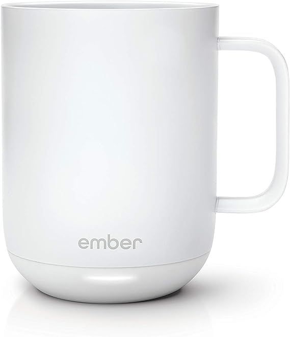 Ember Temperature Control Smart Mug, 10 Ounce, 1-hr Battery Life, White - App Controlled Heated C... | Amazon (US)