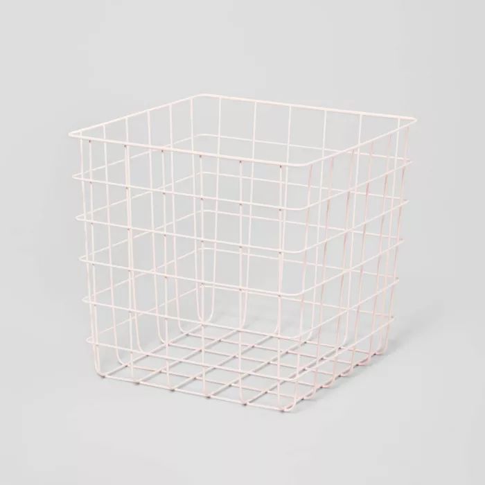 Decorative Wire Basket Square Peach - Brightroom™ | Target