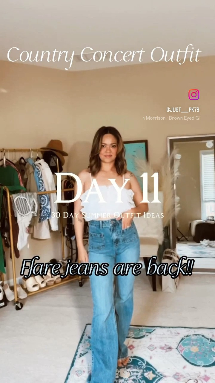 30 Day Summer Outfit Ideas Day 11: Country Concert Outfit

It’s time for Country Music Season
Flare jeans are back, ladies!! If you’re like me, where you feel like you cannot keep up with the trends and which  styles are back on trend again, just make sure that you don’t throw away your favorite jeans or other clothing items. I can guarantee you that they will come back around again. 

The only denim trend that I will never and can never rock it again is SUPER LOW RISE JEANS!!!! 🤣🤣🤣

I am petite and I’m not very tall, but I love flare  and wide leg jeans because they make me look taller and they give me the 70’s fashion trend vibes, my favorite decade and fashion style.

I will link the best cut and quality flare jeans for you here from high to low prices. 

#LTKstyletip #LTKsalealert #LTKunder100