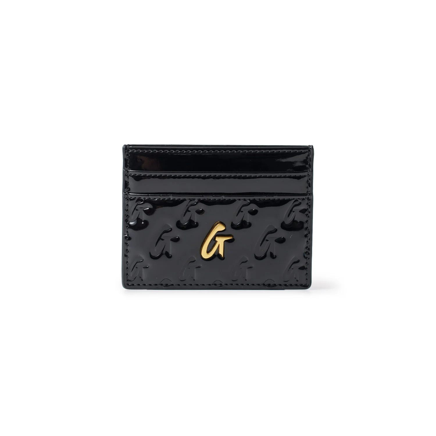 MONOGRAM MIRROR BLACK CARD HOLDER | Glam-Aholic Lifestyle