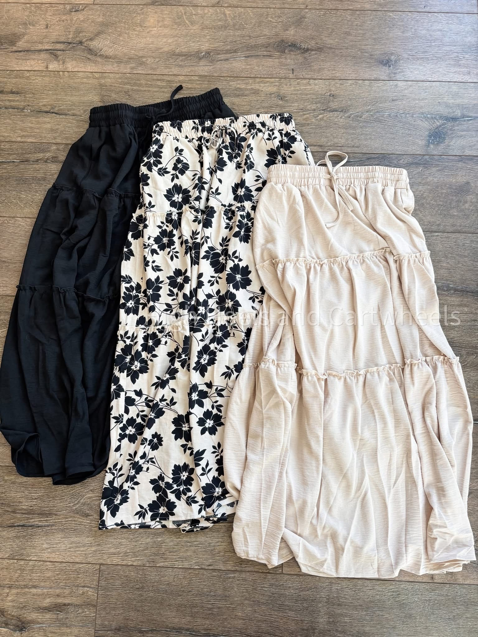 These skirts are perfection! I love adding a belt or jean jacket to them. Lots of colors to choose from. Fit is true!