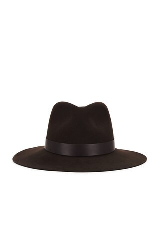 Janessa Leone Ross Hat in Chocolate - Brown. Size M (also in S). | FWRD 