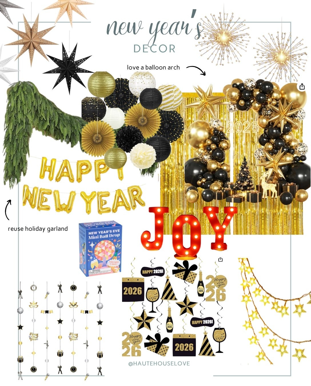 New Year’s Decor

#LTKSeasonal #LTKHoliday