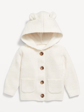 SoSoft Critter Ear Button-Front Sweater for Baby | Old Navy (US)