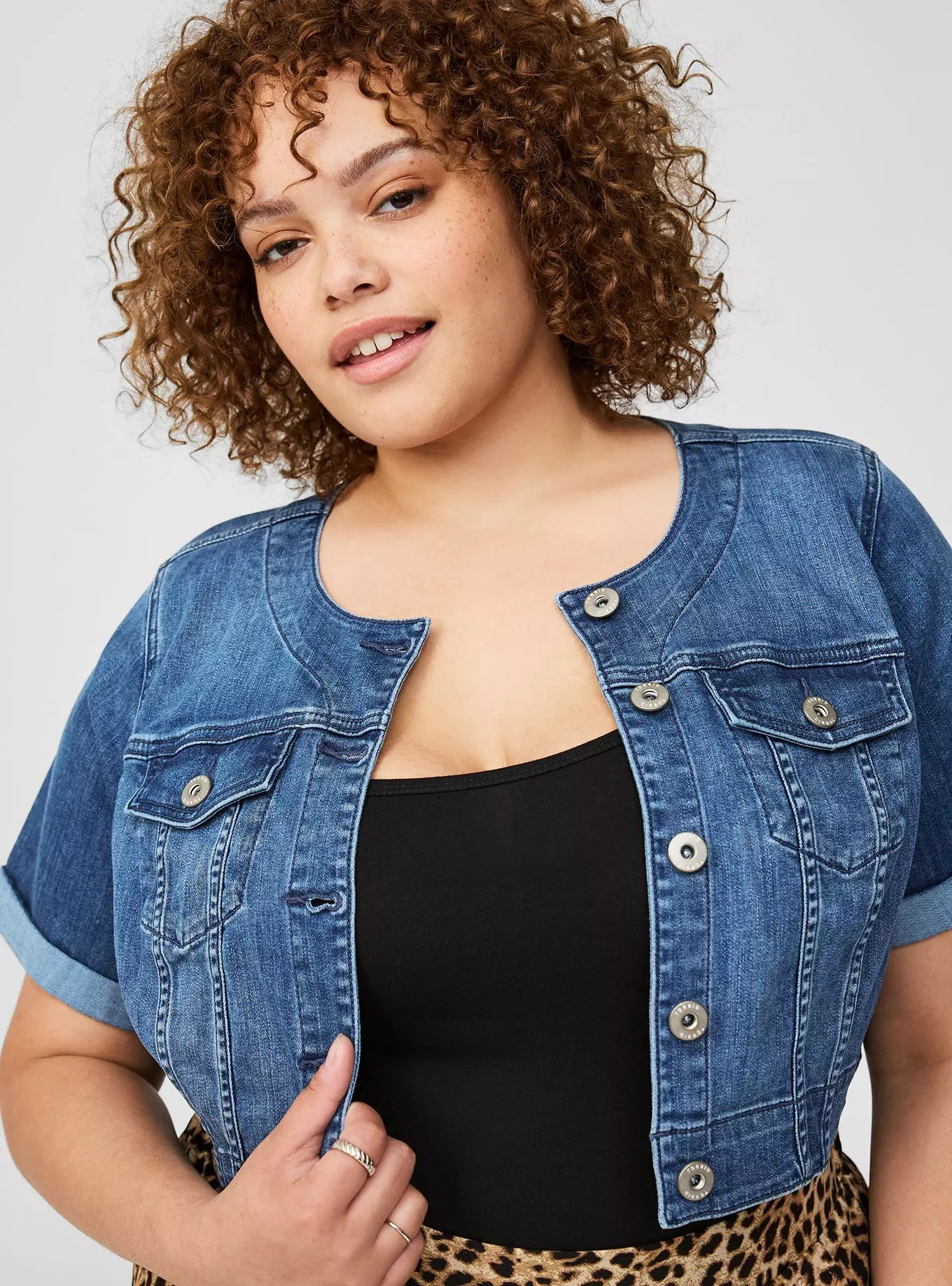 Denim Crop Bolero | Torrid (US & Canada)