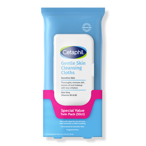 Cetaphil Gentle Skin Cleansing Cloths Twin Pack | Ulta