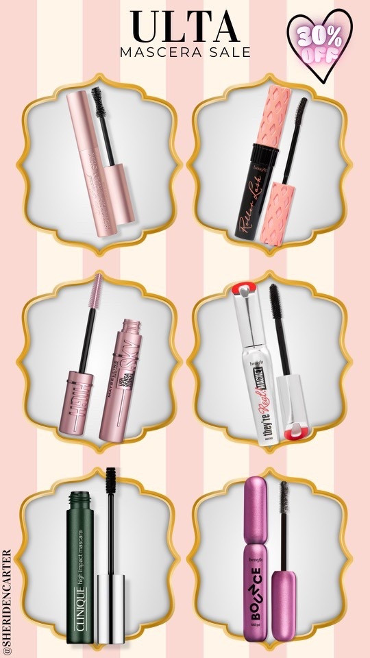 Ulta has a sale on their mascara right now up to 30% off by February 21!!!! 

#LTKgrwm #LTKmorningroutine #LTKselfcare