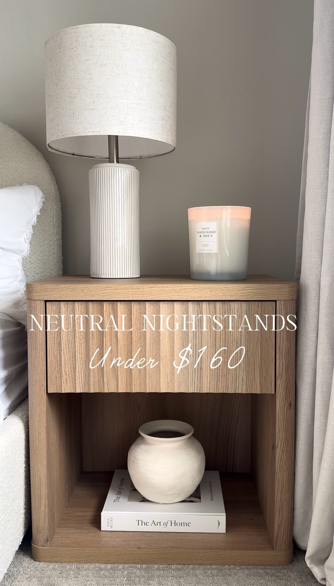Fluted nightstands on sale 🤎