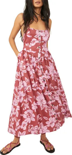 Floral Print Halter Neck Sundress | Nordstrom