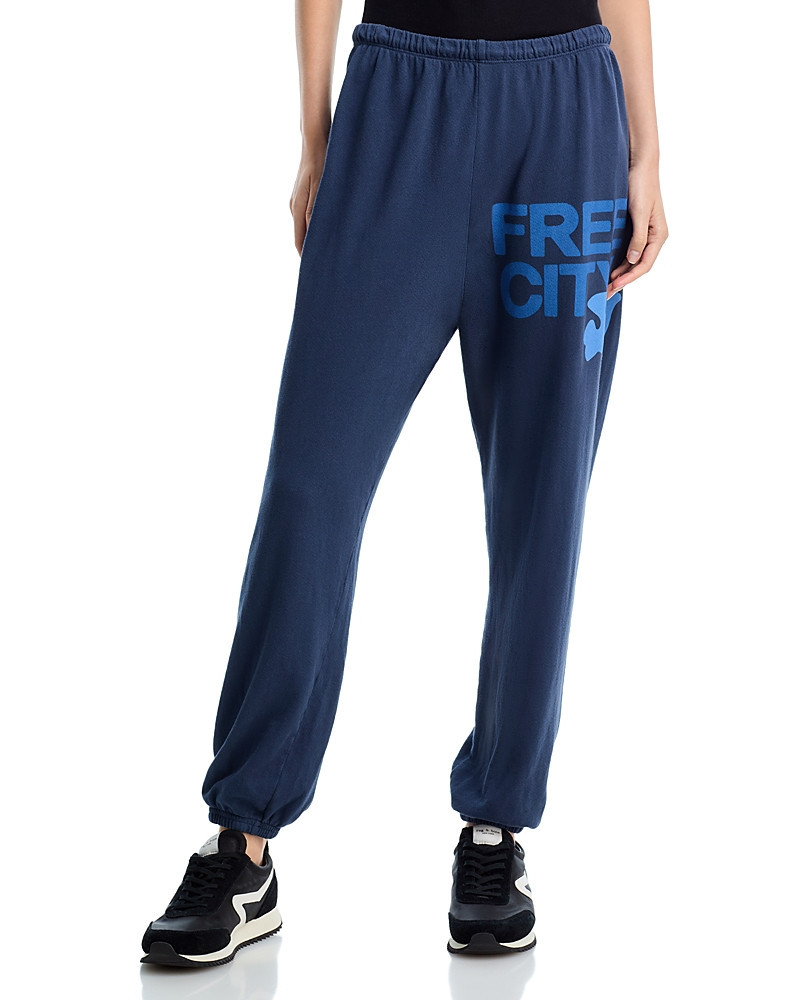 Free City Cotton Logo Sweatpants in Moonshroom Blues | Bloomingdale's (US)
