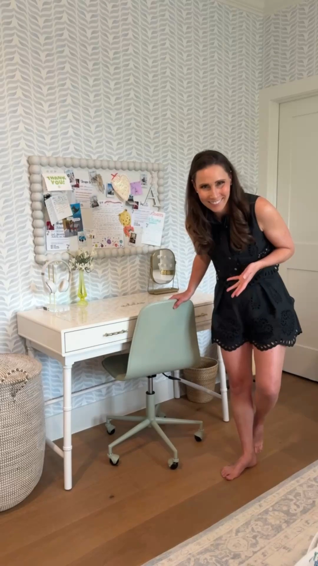 Addie’s desk is the cutest! Highlighting her shallow drawer organizers with fun gold inside.

#LTKmomlife #LTKHome #LTKKids