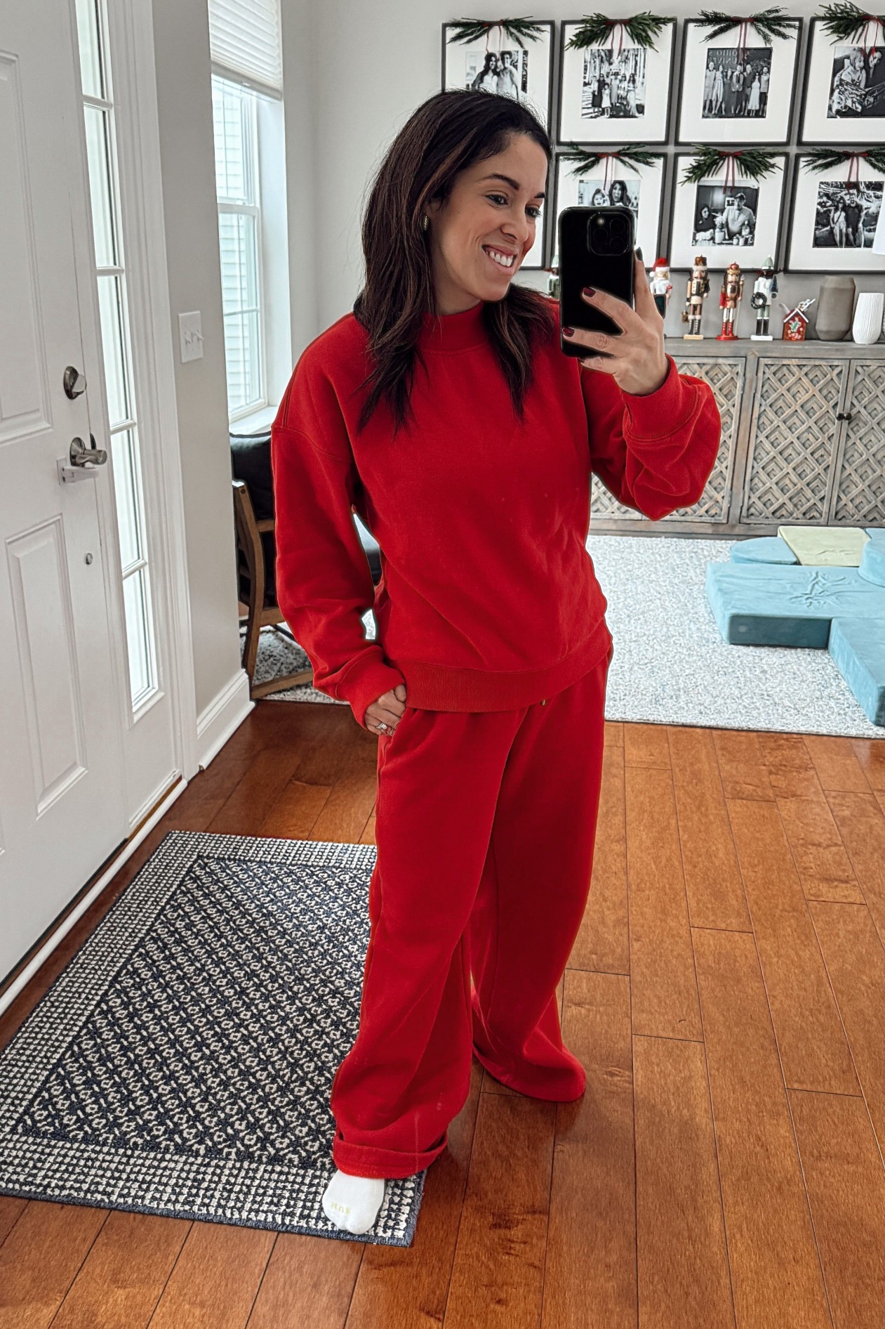 This Abercrombie sweat set is SO good, and the sweatpants come in short length for my fellow petite friends! 🙌🏼 It’s soft, stylish, and so cozy - perfect for curling up on the couch, but also cute enough to run errands in. 

I’m 5’1 wearing a small in the mock neck sweatshirt and a small short in the sweatpants!

If you’re looking for a good lounge set, try this! I’ve had a bunch of pieces from this line over the years - they wash well and last! Highly repraise heart

#LTKootd #LTKmomlife #LTKCyberWeek