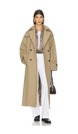 Oversized Classic Trench in Clay | Revolve Clothing (Global)
