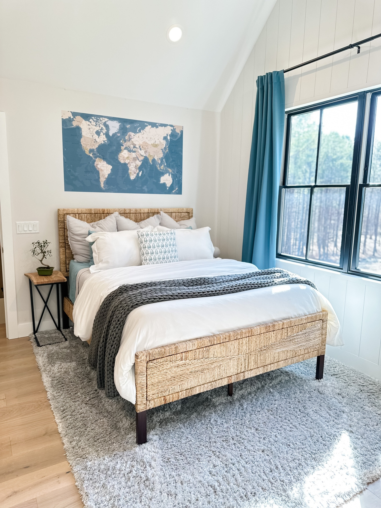 World traveler room for our oldest daughter.  Love the peel and stick map! 

#LTKhome