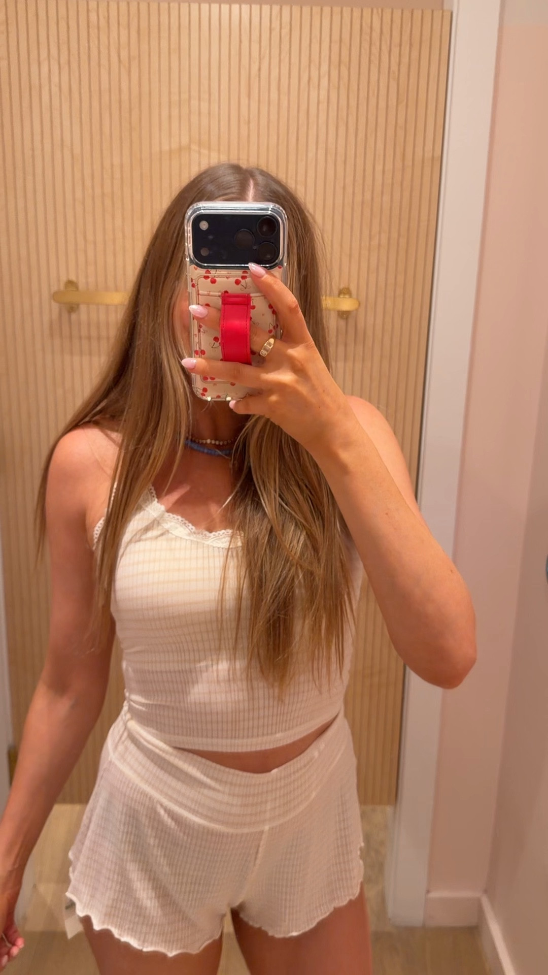 Love this @Aerie pj set!! Use code LTKAERIE20

Medium in shorts & small top 

#LTKxAerie