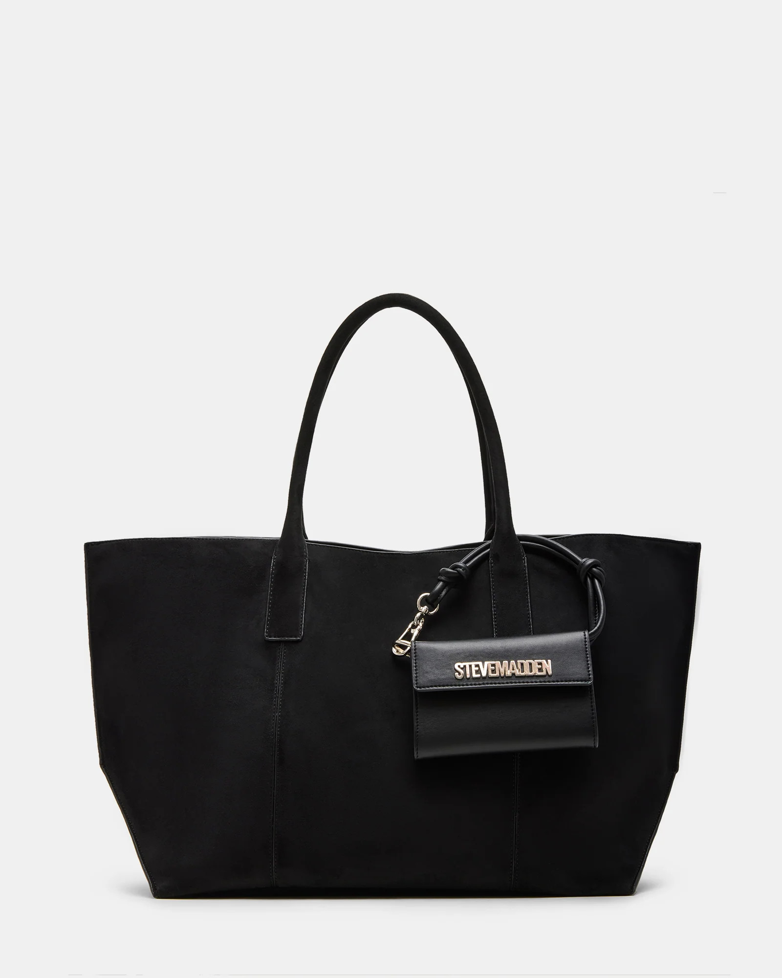 BANTONIA Black Top Handle Tote Bag | Women's Designer Handbags | Steve Madden (Canada)