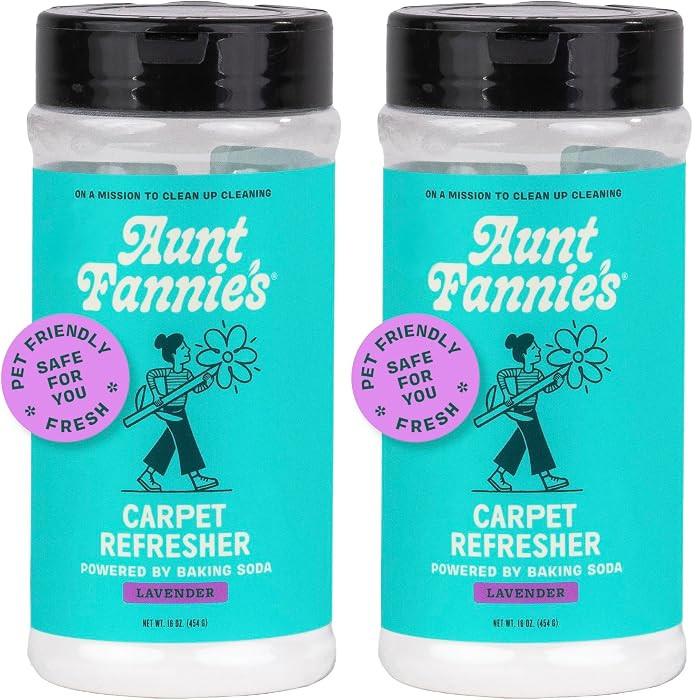 Aunt Fannie's Carpet Refresher Deodorizer Powder Lavender Scent 16 Oz | Amazon (US)