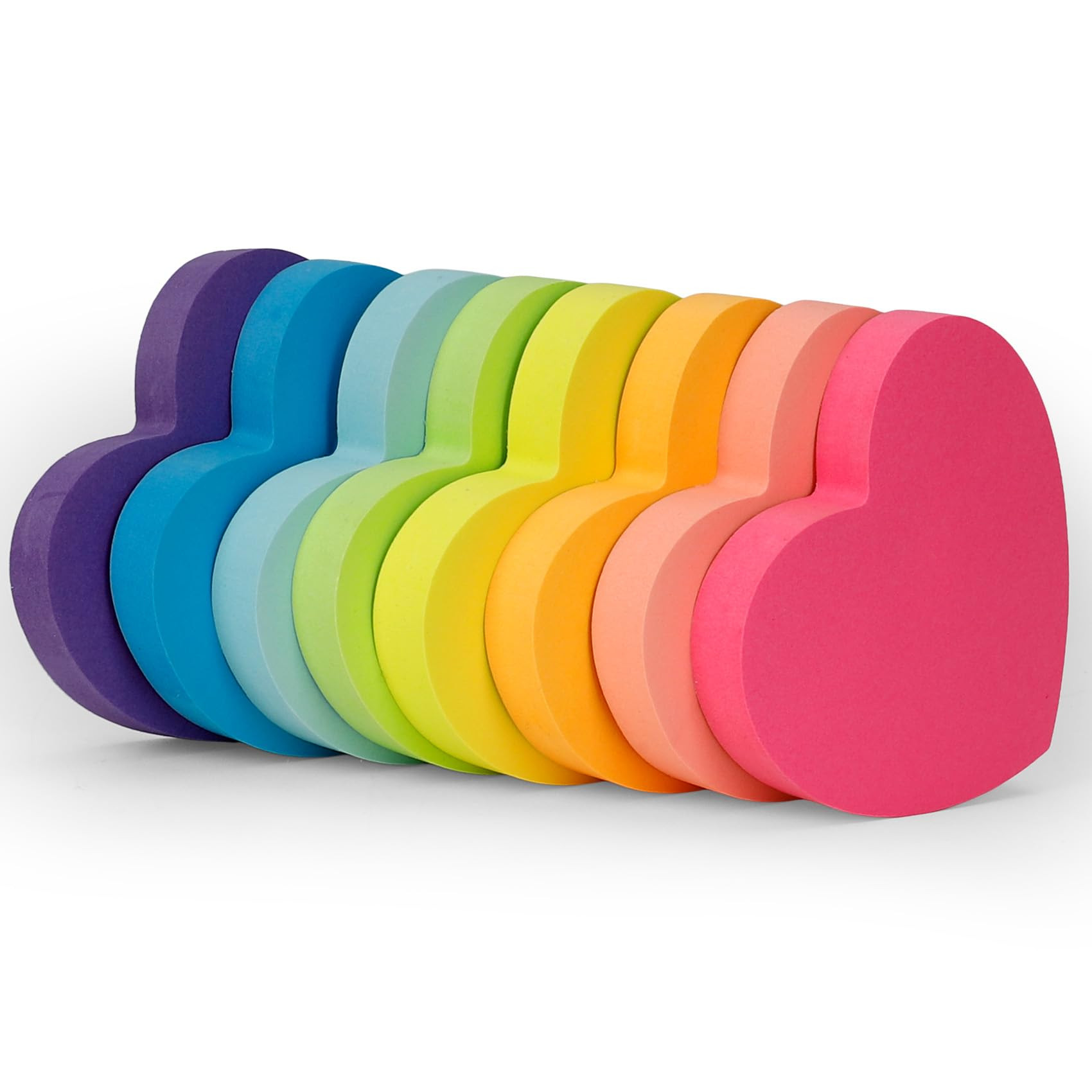 Heart Sticky Notes 800 Sheets 3x3 inch Self-Stick Note Pads for Notebook Office School Teacher Su... | Amazon (US)
