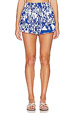 Show Me Your Mumu Russell Shorts in Santorini Escape from Revolve.com | Revolve Clothing (Global)