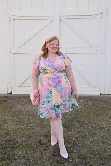 Lena Dress size 18 gifted by Lane Bryant 🌈🌸

This Lena Dress is cut just right for my style and proportions. I love pastel colors and floral prints for spring, and this dress has plenty of both. The surplice neckline is cut well and doesn’t fall open or pull away at the sides like some do. I still layered a cami underneath for more coverage, but you wouldn’t have to as the V is more modest here. The flutter sleeves are cut wide to accommodate my thicker upper arms, and the skirt is full to skim over my hips without clinging or bunching at the sides. At 5’4″, it falls just above the knee on me, which is my perfect length. This dress would be such a stunner for Easter and spring/summer showers and weddings. But for me, it’s so in line with my signature style that I know I’ll wear it for everyday with sneakers and a denim jacket or for day dates like I’ve styled it here.

I styled my Lane Bryant Lena Dress with a pearl headband and matching pearl cluster earrings from Lele Sadoughi. I love her statement accessories, and I always wear this set a ton in the spring.

As for my shoes, I’m wearing my well-worn Rothy’s Point Flat in Blush Pink. I bought these washable flats a few years ago, and they’re my favorite walking flat for the spring and summer. Rothy’s are known for being uber-comfortable, sustainable, and also chic. They have a new iteration of their Point called the Rothy’s Knot Point with a knotted detail on the toe. I’m on year four of wearing these flats, so clearly they wash up well in the machine and haven’t lost their shape after all this time. In addition to the chic Point, Rothy’s also has some sweet round-toe ballet flats and maryjanes as well. So if you’re looking for comfortable everyday walking flats, I love my Rothy’s!

My Kate Spade Carlyle Bag is past season, but they have some super cute springs bags you could sub in instead.



#LTKplussize #LTKmidsize #LTKSeasonal