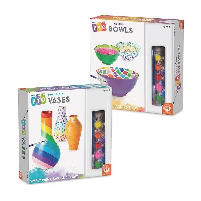 Paint Your Own Porcelain Bowls and Vases for Kids 8 and up: Set of 2 Painting Kits | Target