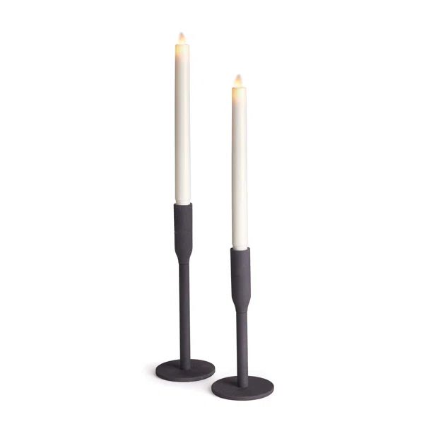 Killian 2 Piece 8" Metal Tabletop Candlestick Set | Wayfair North America