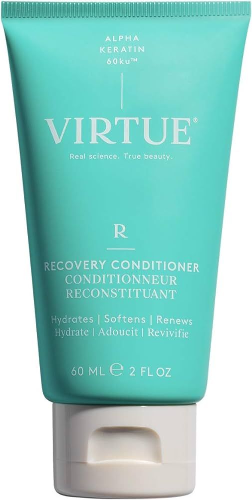 VIRTUE Recovery Conditioner 2 FL OZ | Alpha Keratin Hydrates, Softens, Renews Hair | Sulfate Free... | Amazon (US)