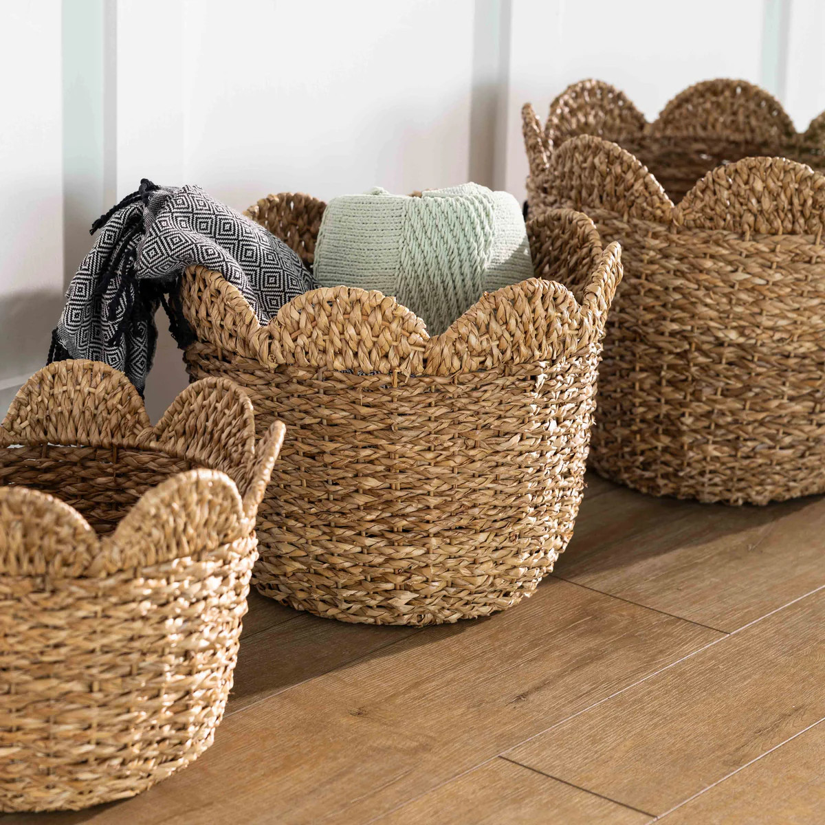 Braided Baskets w/ Scalloped Edges | Modern Locke