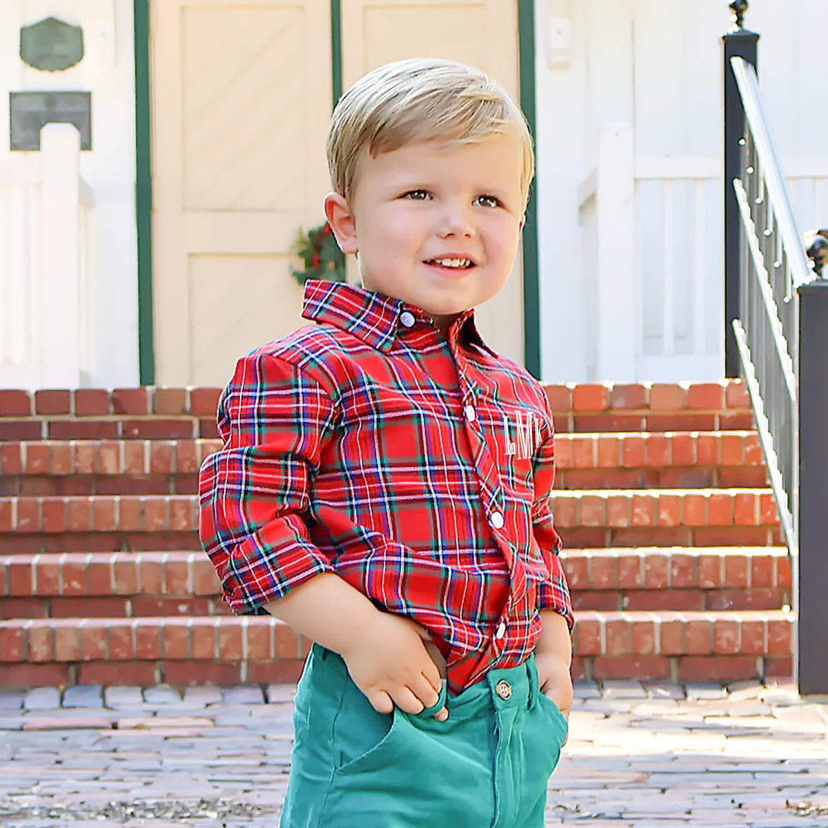 Middleton Plaid Red Button Down Shirt | Classic Whimsy