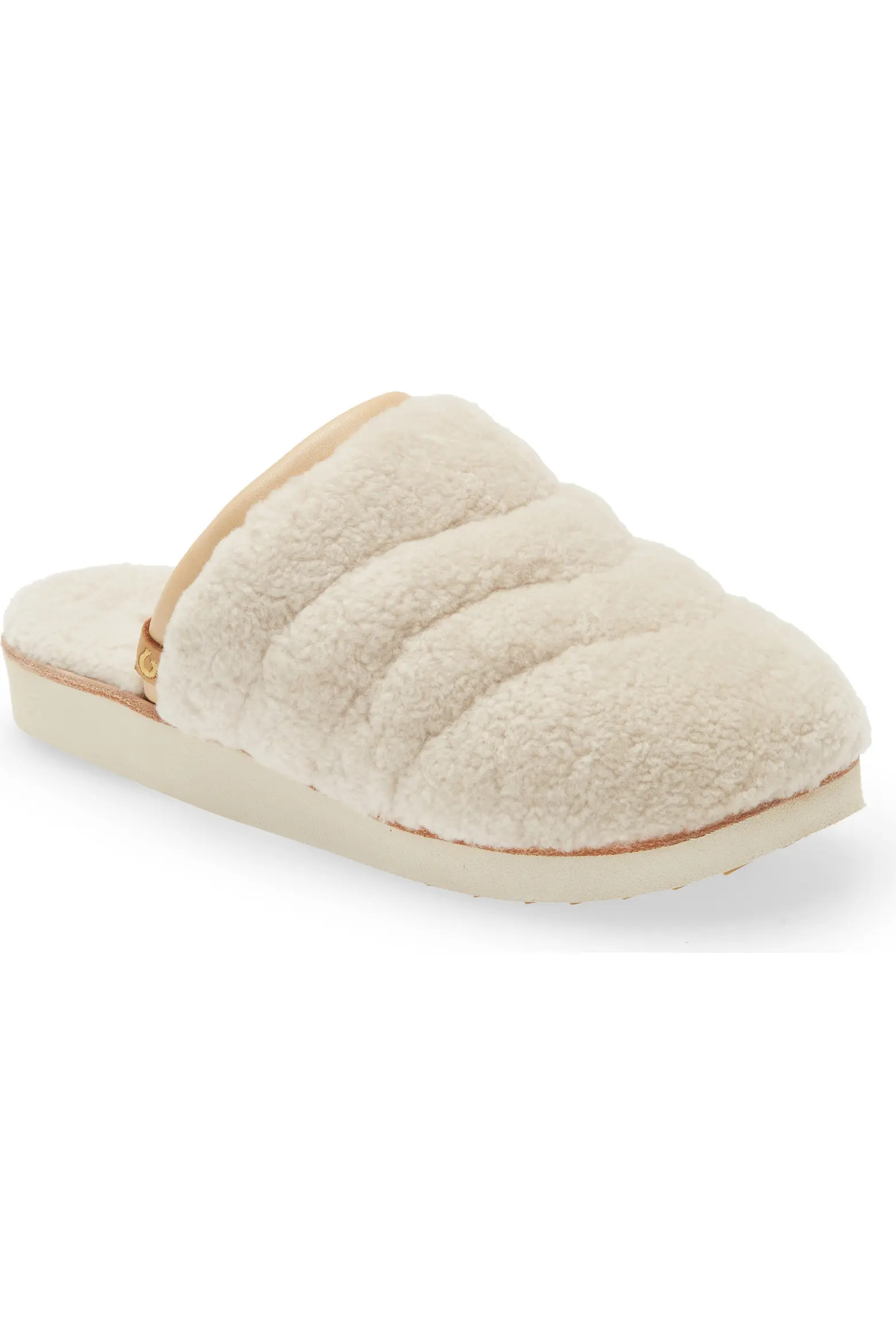 Pupu Mua Genuine Shearling Scuff Slipper (Women) | Nordstrom | Nordstrom